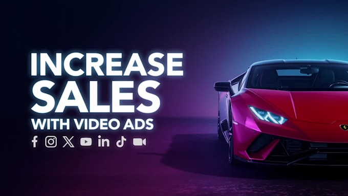 create pro video ads for youtube, instagram, tiktok, media