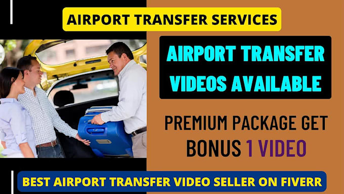 do airport transfer video pickup service promo