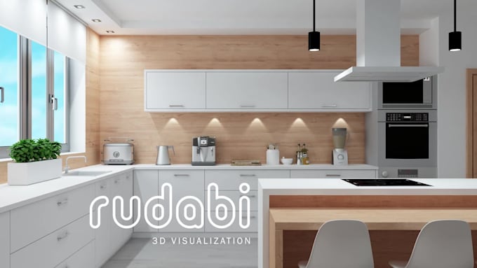 do 3d modelling, interior and realistic 3d rendering