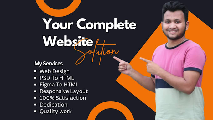 convert psd ,xd,figma, pdf or sketch to HTML bootstrap5 responsive website