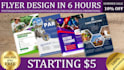 design professional canva flyers in multiple languages