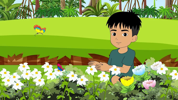create custom 2d cartoon animation and music video