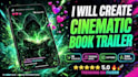 create a 4k cinematic book trailer for your book launch