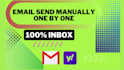 send emails manually one by one for you