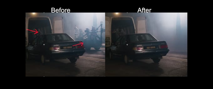 do vfx cleanup rotoscoping wire object removal from video