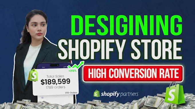 build automated shopify store, dropshipping store, or shopify website