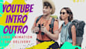 do youtube intro outro promo trailer and animated logo video