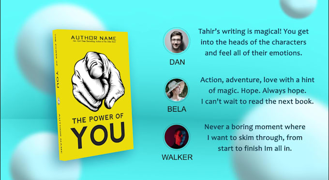 Top 10! I will make promotional video for your books on amazon and more  for $30