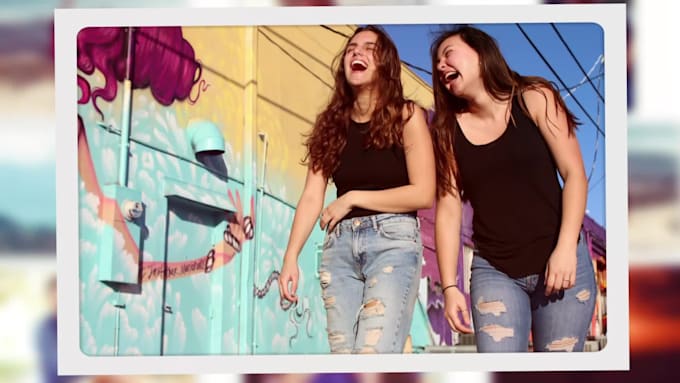 create a happy birthday photo slideshow and video montage