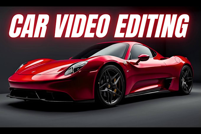 do car video editing for reels and tiktok
