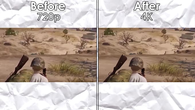 expertly enhance and upscale your video to 4k