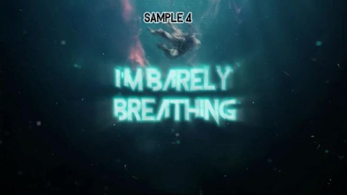make beautiful animated lyric music video for your song