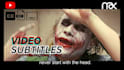 add subtitles or captions to your video