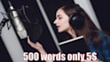 record a professional english american female voiceover artist