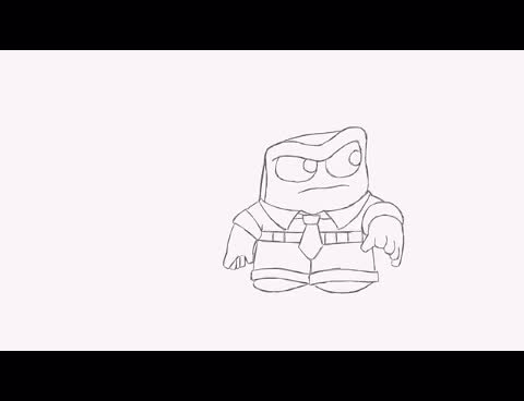 do 2d frame by frame handdrawn animation traditional 2d line art pencil sketch