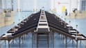 create 3d industrial factory automation, robotic workflow, 3d flythrough video