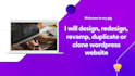 create a modern elementor wordpress website for your business