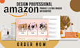 do create amazon product infographics, listing images and product photo editing