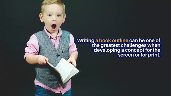 write a streamlined fiction book outline based on your plan