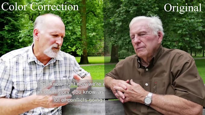 repair, color correct and restore you video
