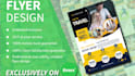 design corporate, event, real estate,retro flyer design,business flyer or poster