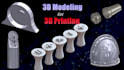 create custom 2d cad drawing, 3d printing files stl, 3mf, obj