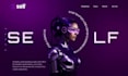 design nft landing page figma design ,crypto, blockchain UI
