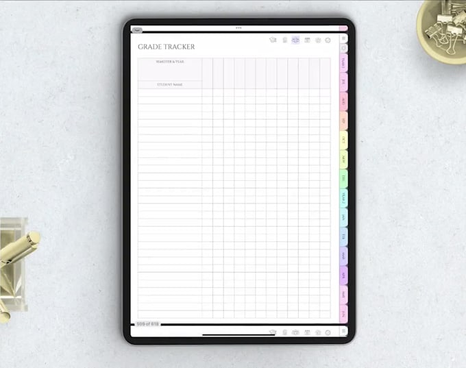 create create teacher planner, class schedule, grading sheet, lesson tracker