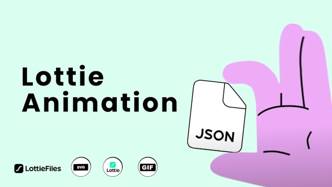create a lottie animation for your website or app