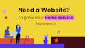 design modern plumber, cleaning or roofing service websites