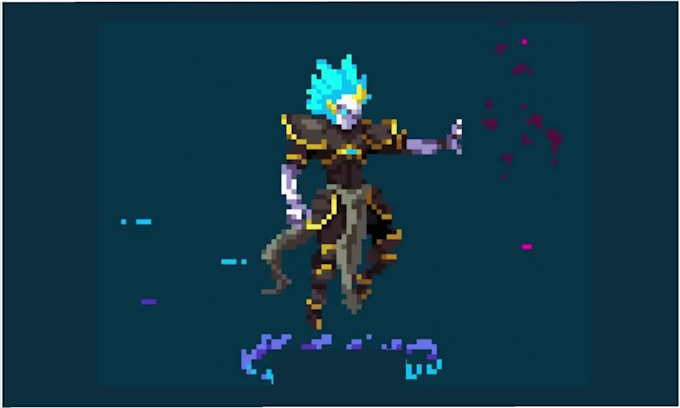 Réaliser une animation en pixel art 2d, assets de personnages pour jeux ...