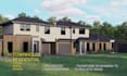 create townhouse 3d exterior rendering, attached house design