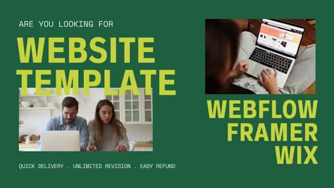 design and uiux website template webflow framer wix on figma