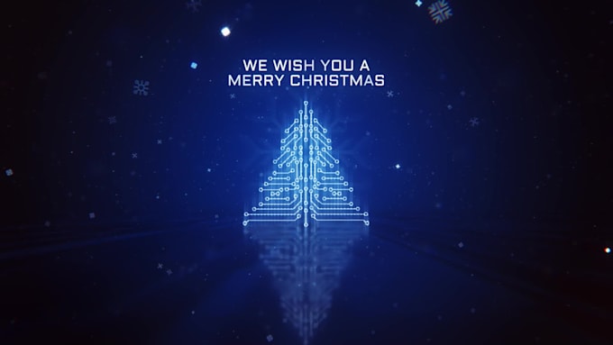 make this digital christmas greeting for your business