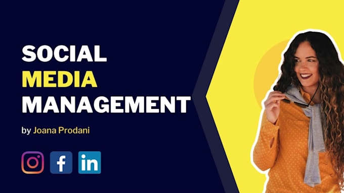 be your social media marketing manager and content creator