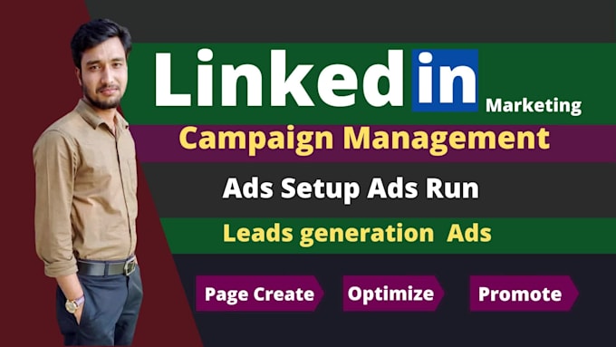 do linkedin marketing and manage ads campaign