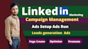 do linkedin marketing and manage ads campaign