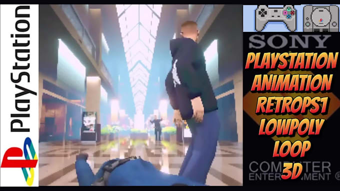 create ps1 ps2 n64 style 3d lowpoly loop and lofi retro animation