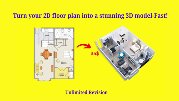 create 3d floor plan