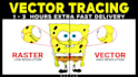 vectorize, remake, retrace redraw, recreate, convert, trace logo, image, sketch