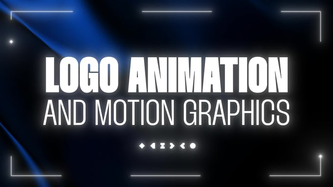 create modern 2d logo animation for ai, saas and tech