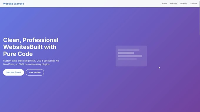 create a custom website tailored to your needs