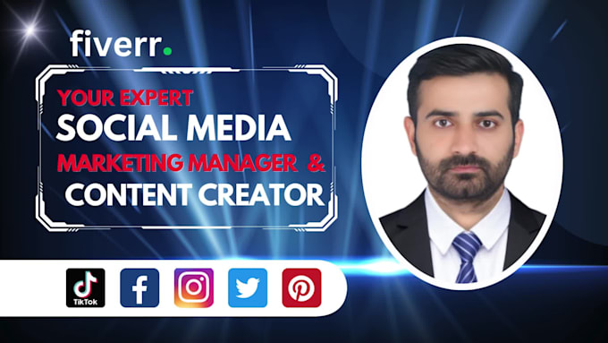 be your social media marketing manager and content creator