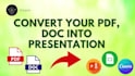 design presentations, pitchdecks, canva and google slides