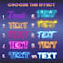 create a animated custom text
