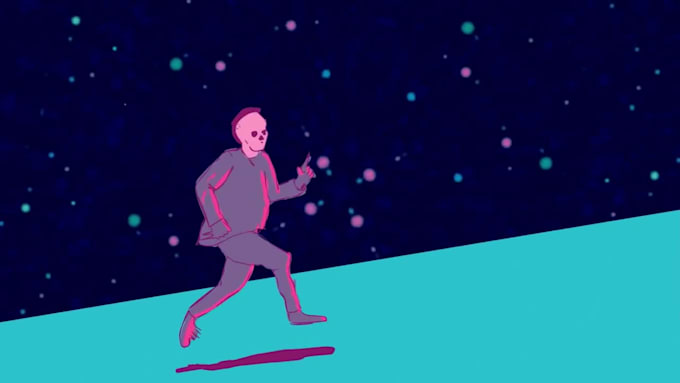make trippy psychedelic amimated lyric video and music visuals