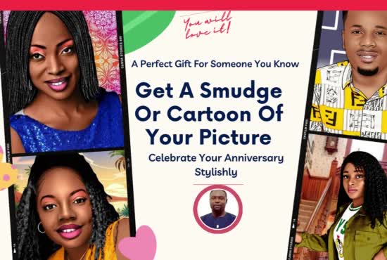 create smudge paint and cartoon image from your picture
