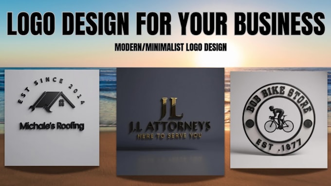 design a modern minimalist logo with 2 years experience
