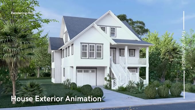 create stunning architectural 3d animation video walkthrough