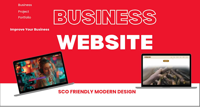 Create a modern seo website for your business using html js and ...